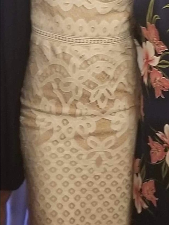 Lulus Dresses & Skirts - Lulu's White Lace Overlay Dress - perfect for brides. See below for sizing